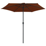 Garden Parasol with Aluminium Pole 270x246 cm Terracotta 47349