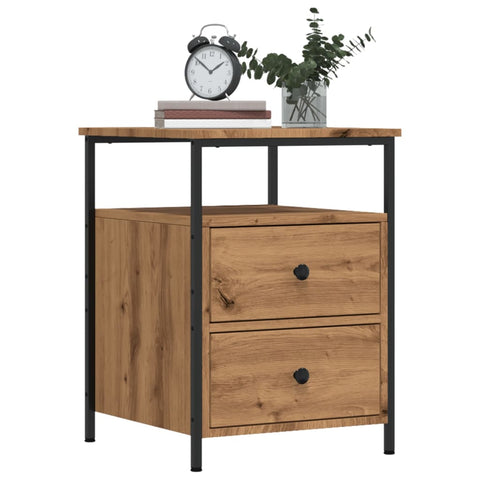 ZNTS Bedside Cabinets 2 pcs Artisan Oak 44x45x60 cm Engineered Wood 857257