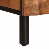 Bedside Cabinet Brown 50 x 33 x 62 cm Solid Mango Wood 4017910