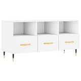 TV Cabinet White 102x36x50 cm Engineered Wood 829012