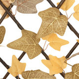 Artificial Maple Leaf Trellis Expandable Orange 5 pcs 180x60 cm 366595