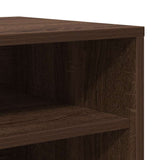 Shoe Cabinet Brown Oak 60x35x70 cm Engineered Wood 816016