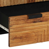 Highboard with Drawer Brown 60 x 33 x 100 cm Solid Mango Wood 4017786