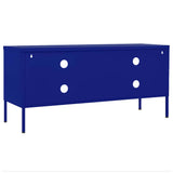 TV Cabinet Navy Blue 105x35x50 cm Steel 336226