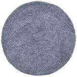 ZNTS Shaggy Rug High Pile Modern Blue Ø 280 cm 375337