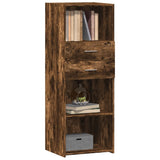 Highboard Smoked Oak 45x42.5x124 cm Engineered Wood 846170