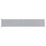 Patio Retractable Side Awning 117x600 cm Grey 317950