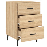 Bedside Cabinet Sonoma Oak 40x40x66 cm Engineered Wood 827679