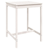 5 Piece Garden Bar Set White Solid Wood Pine 3154731