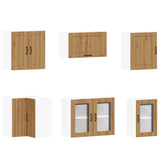 11 Piece Kitchen Cabinet Set "Lucca" Artisan Oak Engineered Wood 3314930