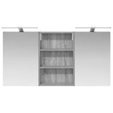 Bathroom Cabinet Set 3 pcs 120 x 10.5 x 60.5 cm Engineered wood 3403741