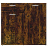 Sideboard Smoked Oak 80x36x75 cm Engineered Wood 815489