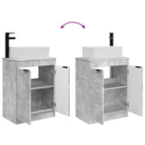 Bathroom Vanity with Sink Concrete Grey 54 x 35 x 83 cm 890161