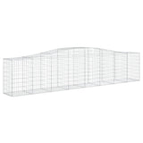 Arched Gabion Basket 400x50x80/100 cm Galvanised Iron 153414
