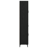 Highboard Black Oak 69.5 x 34 x 180 cm Engineered Wood 3416122