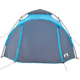 ZNTS Camping Tent Dome 3-Person Blue Quick Release 4004227