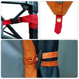 Inner Tent with Roof Grey and Orange 280 x 220 x 176 cm Taffeta 42001148