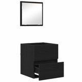 Bathroom Cabinet Black Oak 41 x 38.5 x 45 cm Engineered Wood 875702