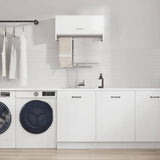 808242 Wardrobe White 70x32,5x35 cm Engineered Wood