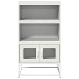 ZNTS Highboard White 68x39x123 cm Steel 853373