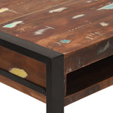 Dressing Table Multicolour 100 x 50 x 75 cm Solid Reclaim wood 4015966