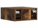 Wall-Mounted Bedside Cabinet 2 pcs Smoked Oak 49 x 34.5 x 20 cm 898796