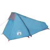 Camping Tent Tunnel 1-Person Blue Waterproof 94609