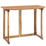 Bistro Set Brown Solid acacia wood N/A Foldable Bistro Set 3057863