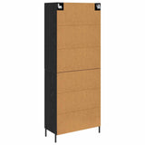 Highboard Black Oak 69.5 x 34 x 180 cm Engineered Wood 3416204