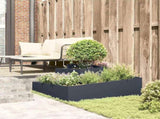 Garden Planter Anthracite 100 x 100 x 50 cm Cold-rolled Steel 873587