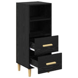 Sideboard Black oak 34 x 34.5 x 90 cm Engineered wood 880945