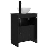 Bathroom Vanity with Sink Black 54 x 35 x 83 cm Engineered Wood 890115