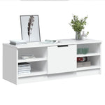 TV Cabinet White 102x35.5x36.5 cm Engineered Wood 811367