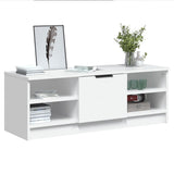 TV Cabinet White 102x35.5x36.5 cm Engineered Wood 811367