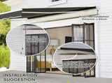Garden Retractable Awning - Black T3398P327992