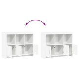 Sideboard White 98.5 x 33 x 80 cm Engineered Wood 8011139