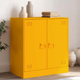 Sideboard Mustard Yellow 67x39x73 cm Steel 841676