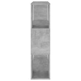 Book Cabinet Room Divider Concrete Grey 80x24x94 cm Engineered Wood 809129