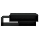 Coffee Table Black Oak 105 x 50 x 32.5 cm Engineered Wood 8000205