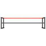 Work Bench Frame Matte Black and Matte Red 220x57x79 cm Metal 151458