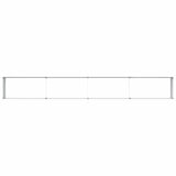 Garden Raised Bed Light Brown 390 x 50 x 68 cm Galvanised Steel 42017355