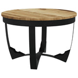 Coffee Table Solid Rough Mango Wood 60x40 cm 244673