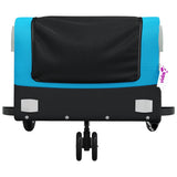 Bike Trailer Black and Blue 30 kg Iron 94058