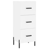 Highboard White 34,5x34x180 cm Engineered Wood 3199241