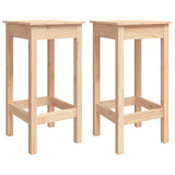 3 Piece Bar Set Solid Wood Pine 3124727