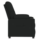 Recliner Chair Black Fabric 352413
