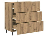 Drawer Cabinet Artisan Oak 66 x 34.5 x 92 cm Engineered Wood 894384