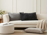 Cushion Cover 6 pcs HOUTEN Anthracite 50 x 75 cm 919840