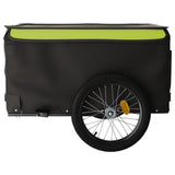 Bike Trailer Black and Green 45 kg Iron 94095