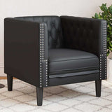 Sofa Black 74.5 x 71 x 70.5 cm PVC 42013013